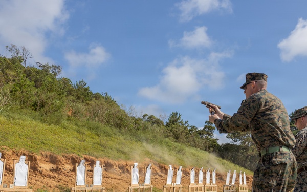 U.S. Marines Conduct Rifle and Pistol Marksmanship Training