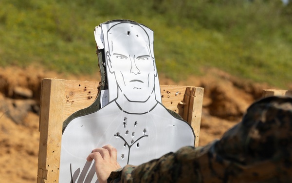 U.S. Marines Conduct Rifle and Pistol Marksmanship Training