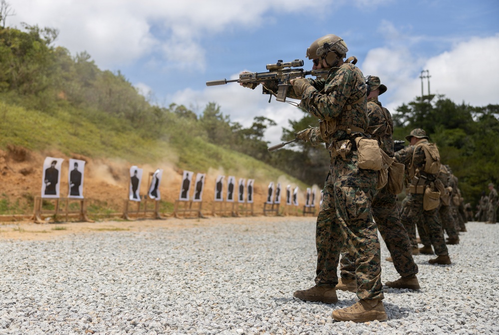 U.S. Marines Conduct Rifle and Pistol Marksmanship Training