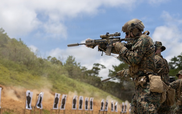 U.S. Marines Conduct Rifle and Pistol Marksmanship Training