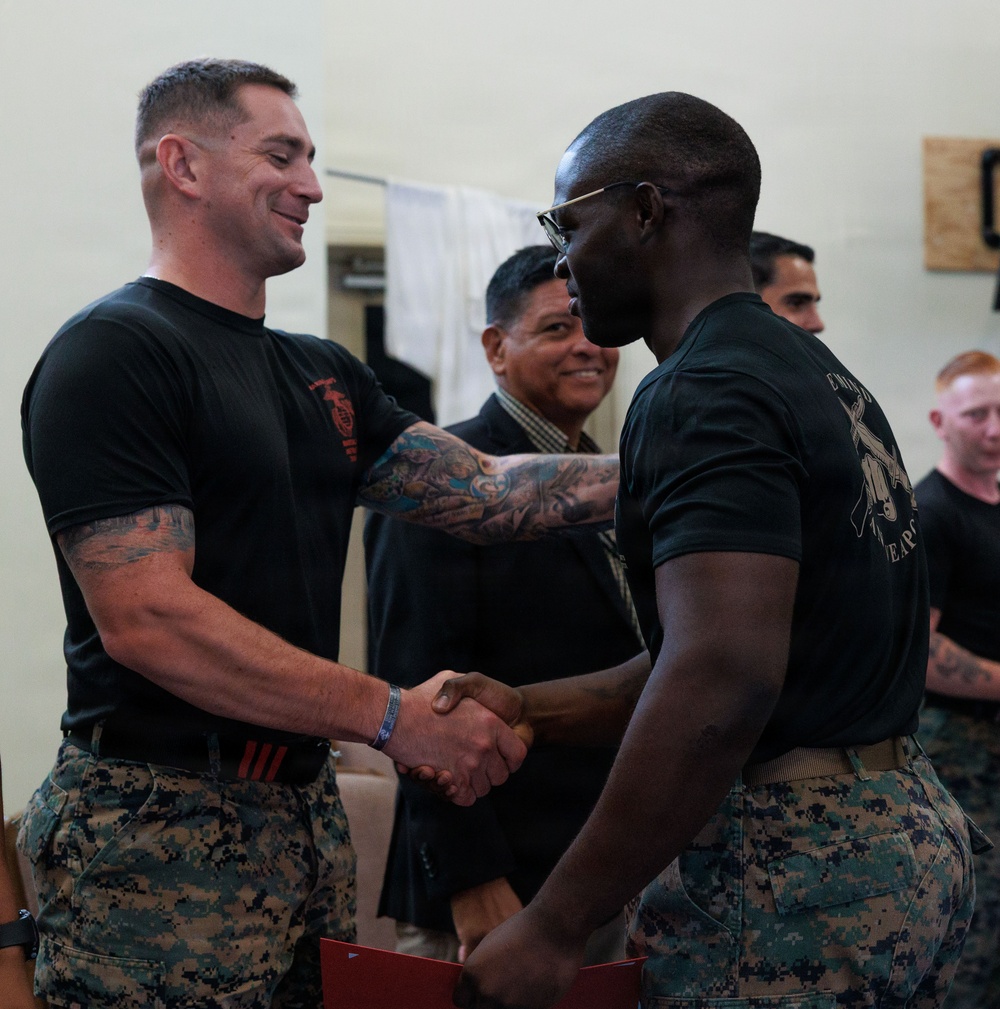 U.S. Marines graduate Martial Arts Instructor Course 91-26