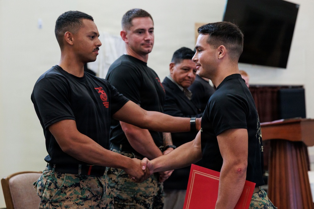 U.S. Marines graduate Martial Arts Instructor Course 91-26