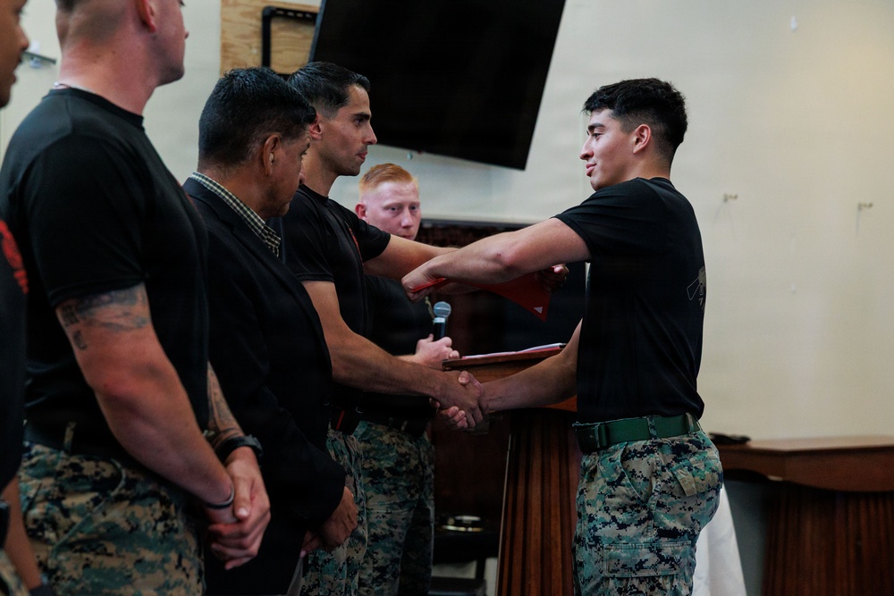 U.S. Marines graduate Martial Arts Instructor Course 91-26