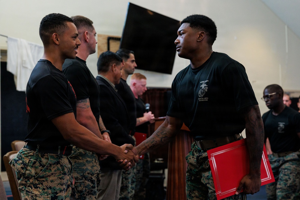 U.S. Marines graduate Martial Arts Instructor Course 91-26