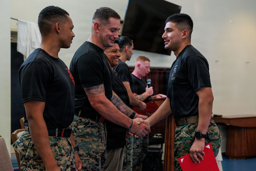 U.S. Marines graduate Martial Arts Instructor Course 91-26
