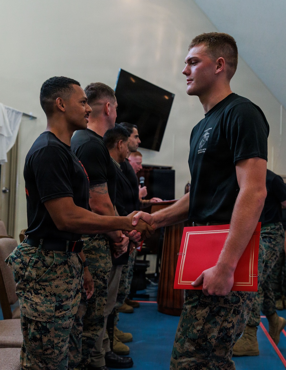 U.S. Marines graduate Martial Arts Instructor Course 91-26