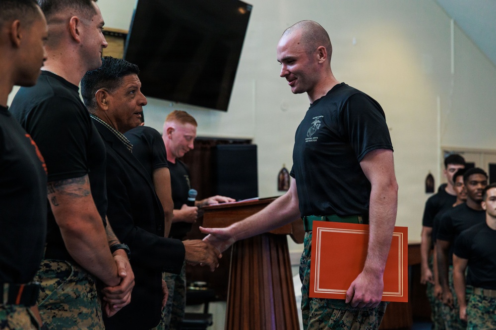 U.S. Marines graduate Martial Arts Instructor Course 91-26