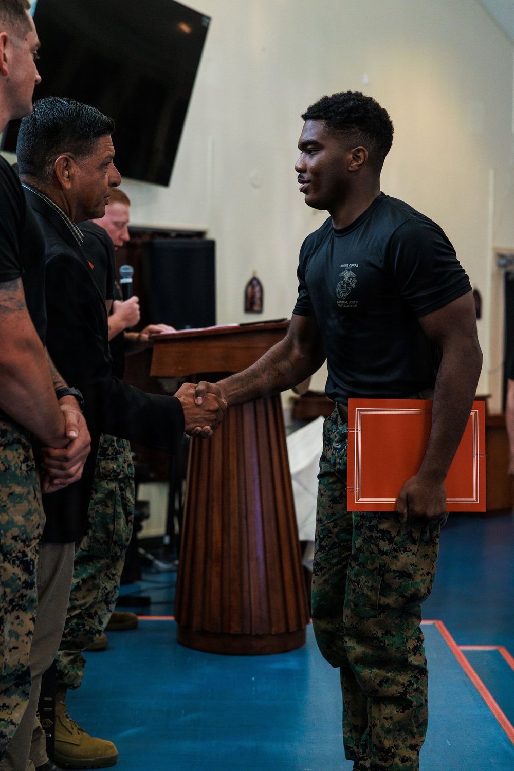 U.S. Marines graduate Martial Arts Instructor Course 91-26