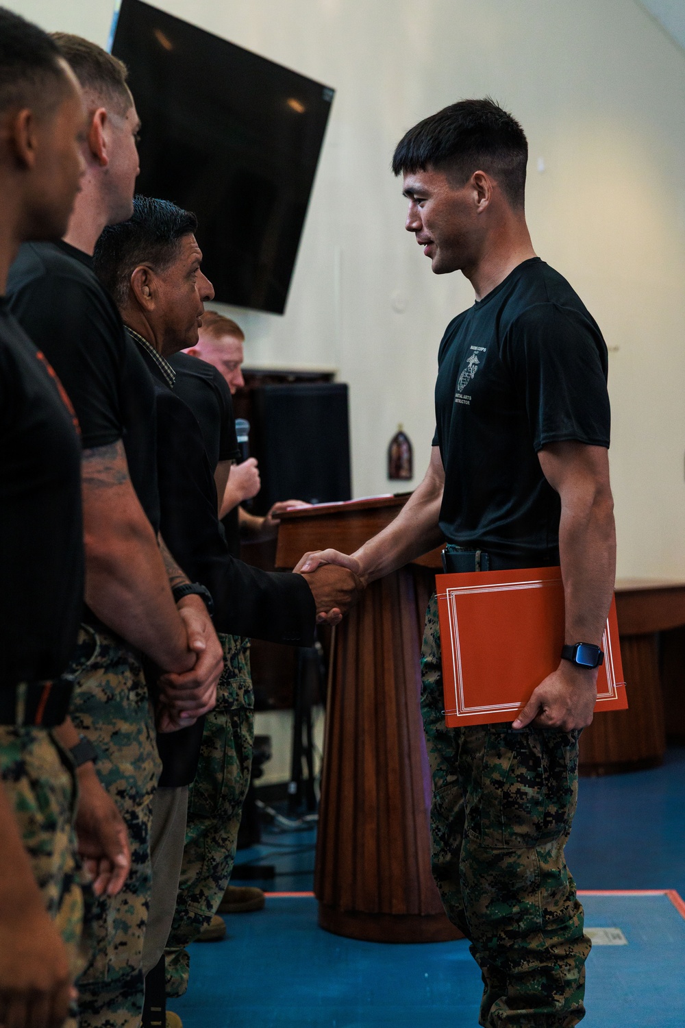U.S. Marines graduate Martial Arts Instructor Course 91-26
