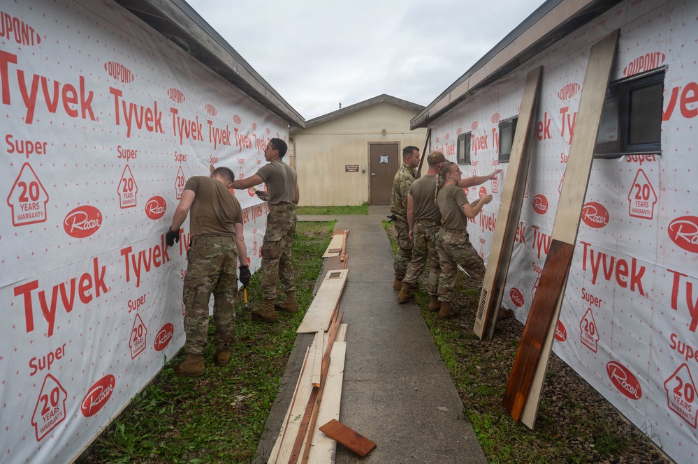 107th CES renovates Wolf Pack Park