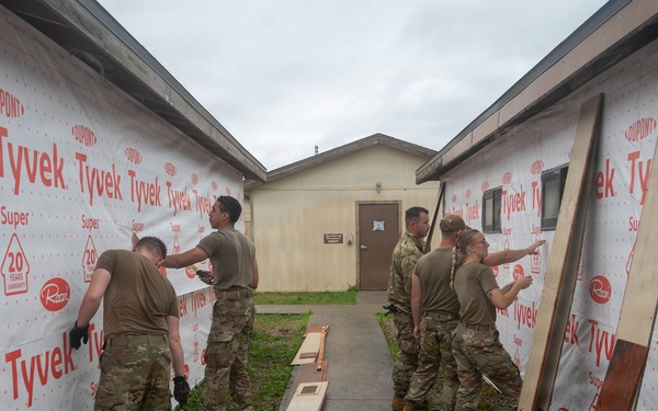 107th CES renovates Wolf Pack Park