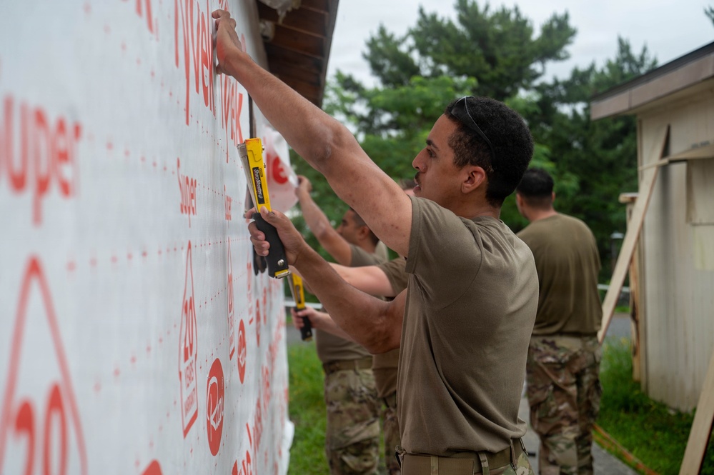 107th CES renovates Wolf Pack Park