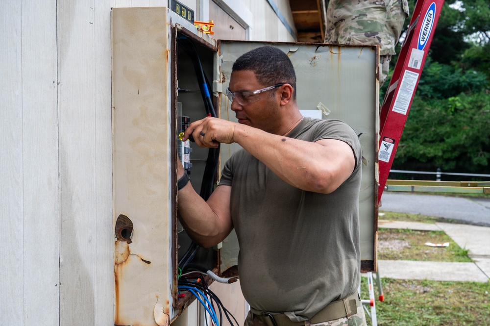 107th CES renovates Wolf Pack Park