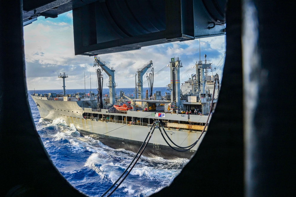 CVN-71 conducts refuel at sea during RIMPAC 26
