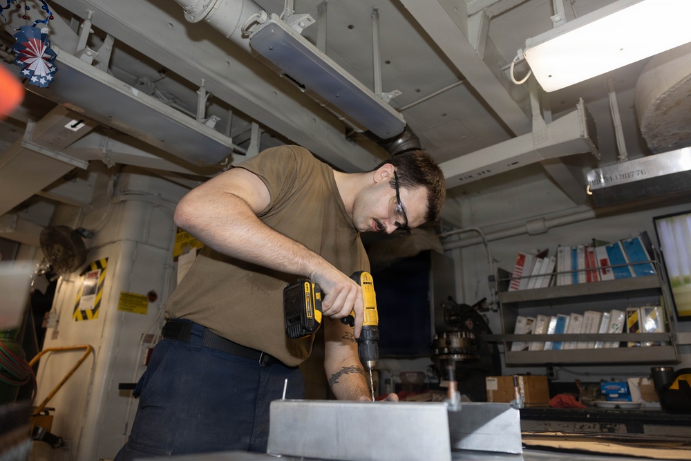 USS George H.W. Bush Conducts Daily Operations