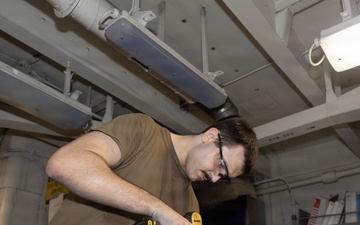 USS George H.W. Bush Conducts Daily Operations