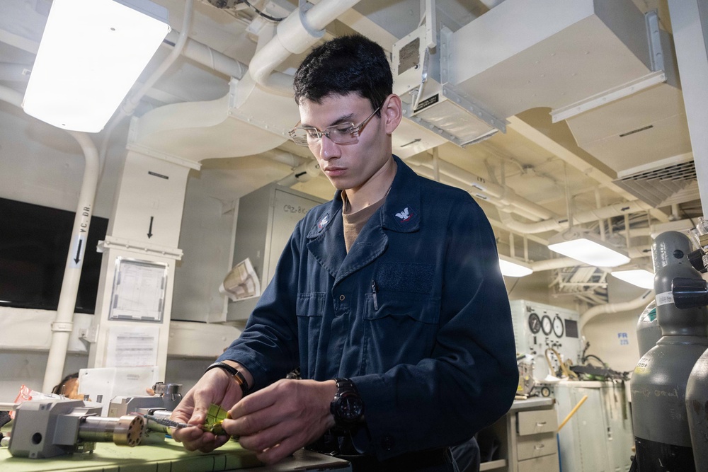 USS George H.W. Bush Conducts Daily Operations