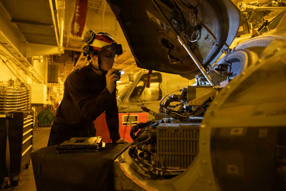 USS George H.W. Bush Conducts Daily Operations