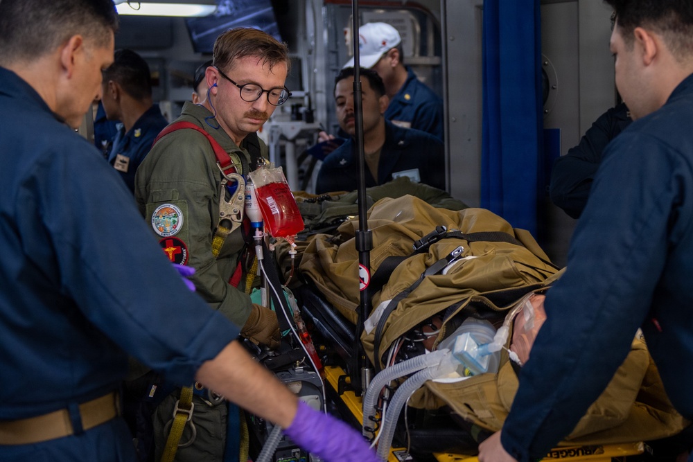 USS Theodore Roosevelt conducts medical training during RIMPAC 26