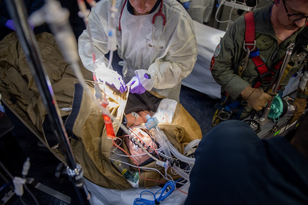 USS Theodore Roosevelt conducts medical training during RIMPAC 26
