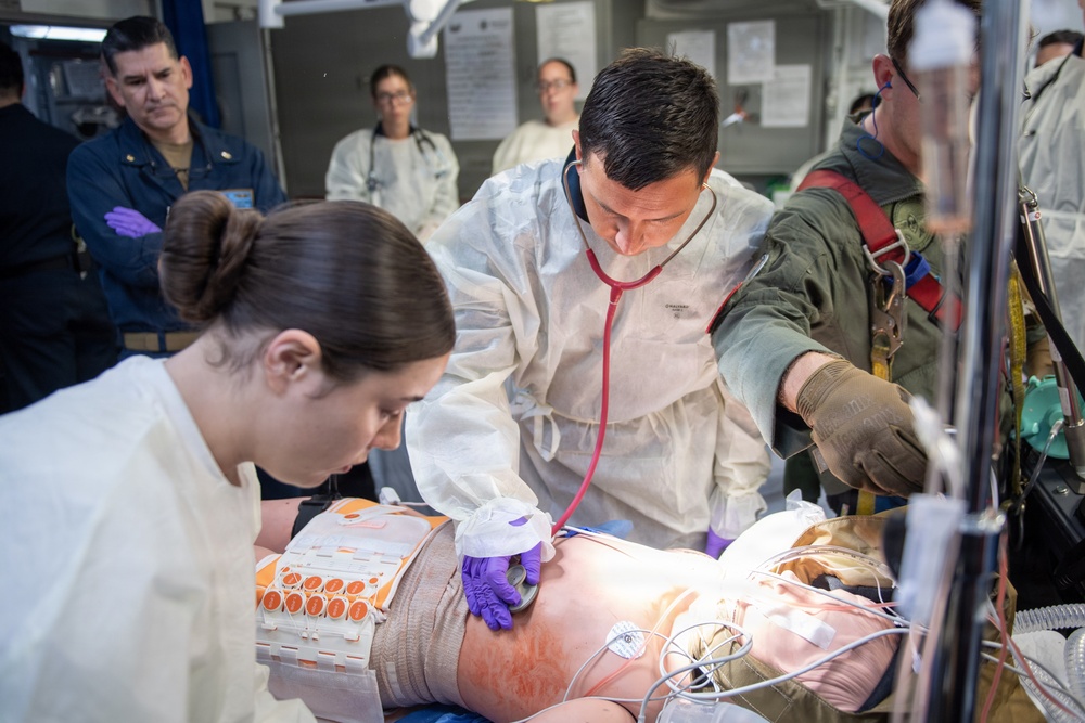 USS Theodore Roosevelt conducts medical training during RIMPAC 26