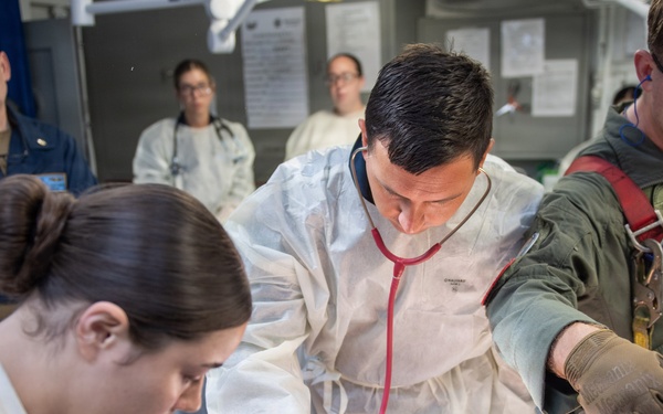 USS Theodore Roosevelt conducts medical training during RIMPAC 26