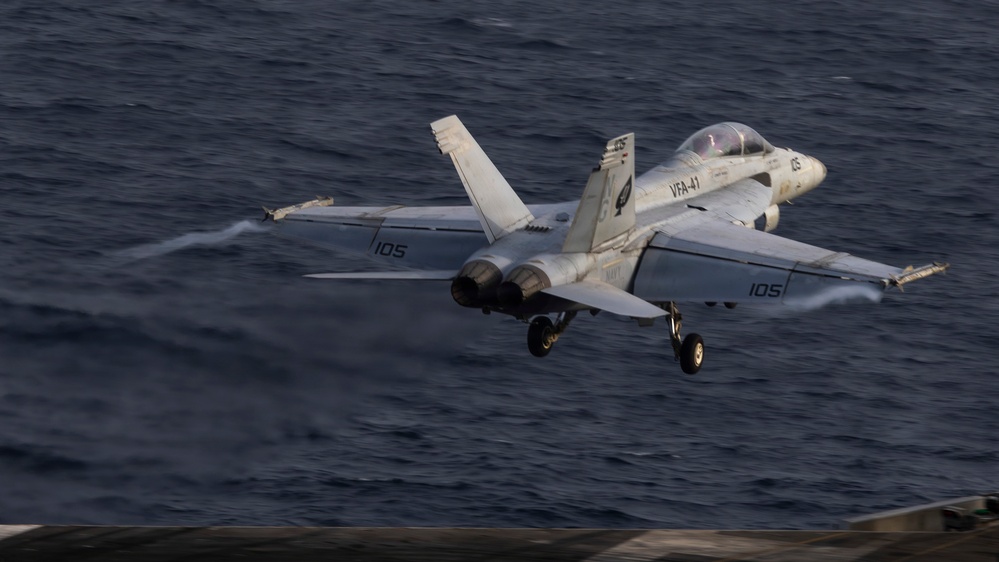 Abraham Lincoln Conducts Flight Operations