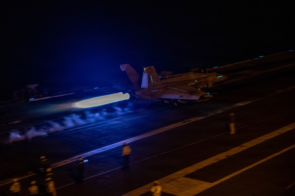 USS Theodore Roosevelt flight operations during RIMPAC 26