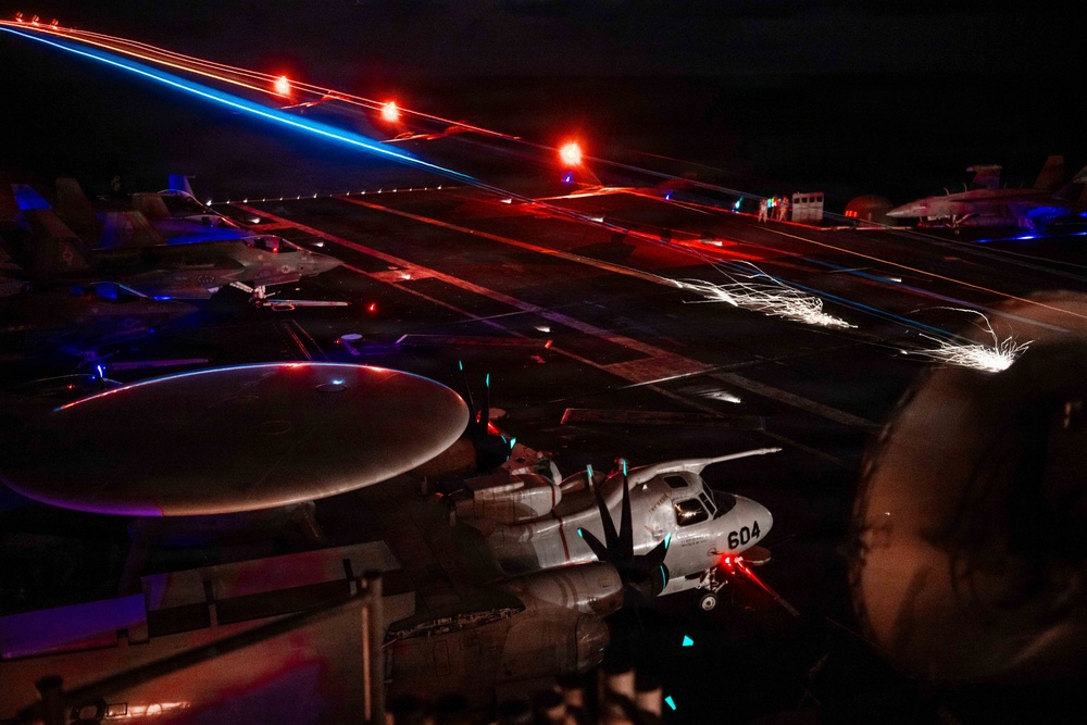 CVN 71 flight operations during RIMPAC 26