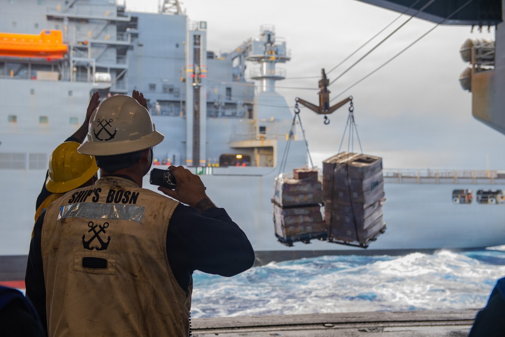 CVN 71 at sea operations during RIMPAC 26
