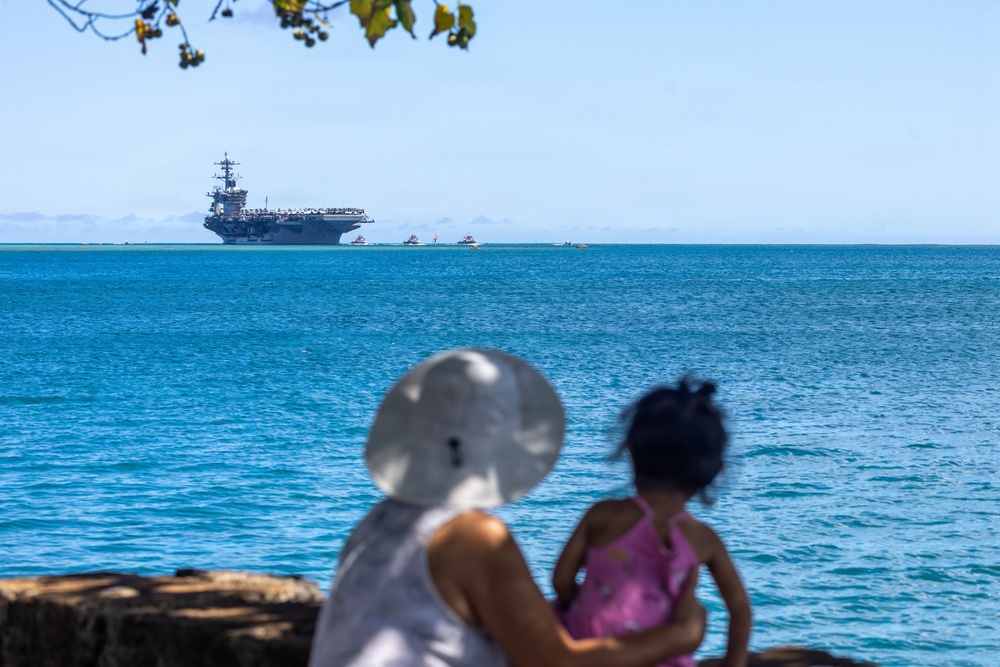 U.S., partner nation ships return to Pearl Harbor for the final days of RIMPAC 2026