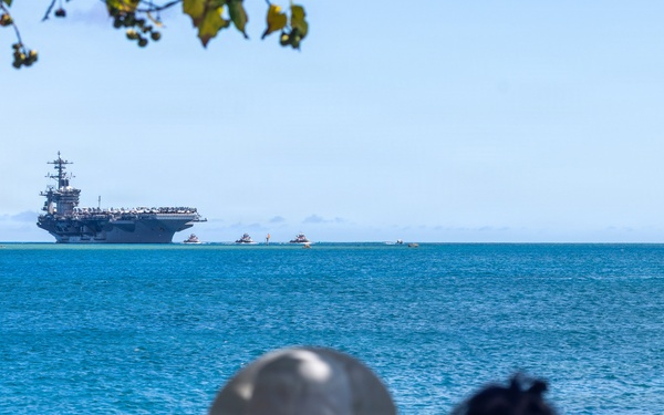 U.S., partner nation ships return to Pearl Harbor for the final days of RIMPAC 2026