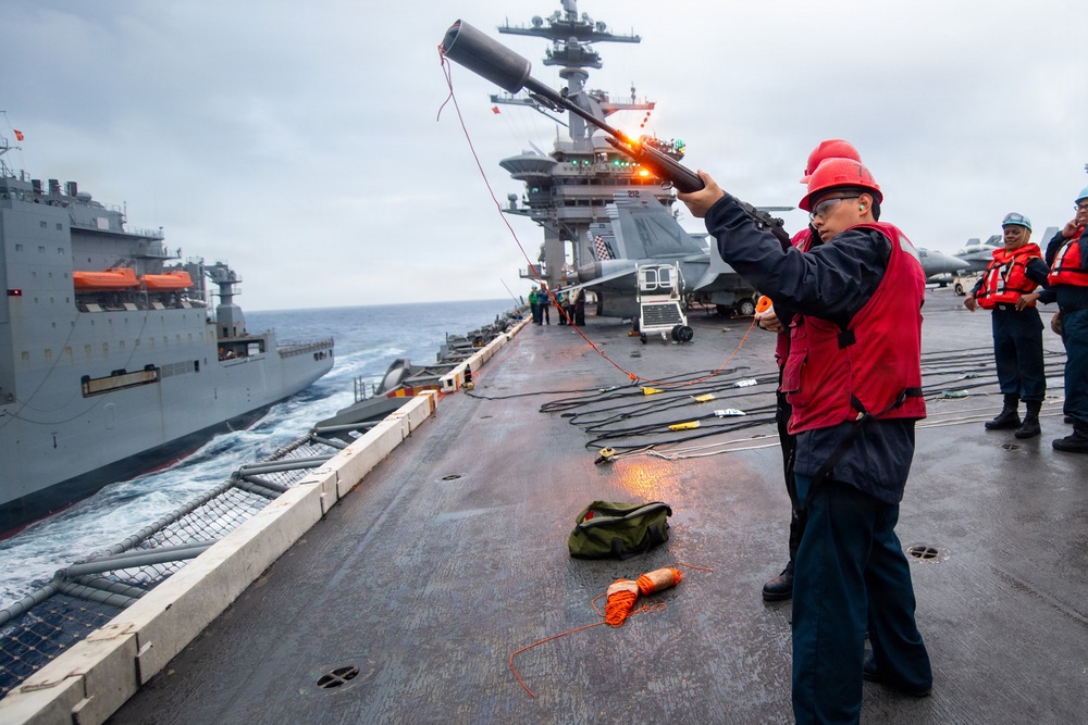 USS Theodore Roosevelt conducts at sea operations during RIMPAC 26