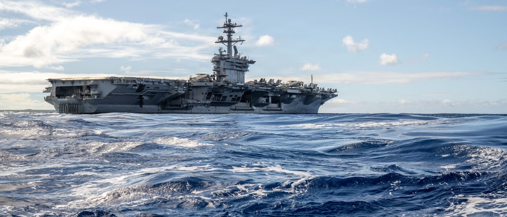 USS Theodore Roosevelt host steel beach picnic at sea during RIMPAC 26