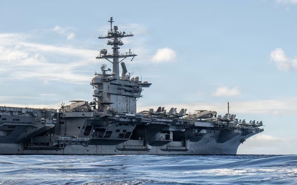 USS Theodore Roosevelt host steel beach picnic at sea during RIMPAC 26