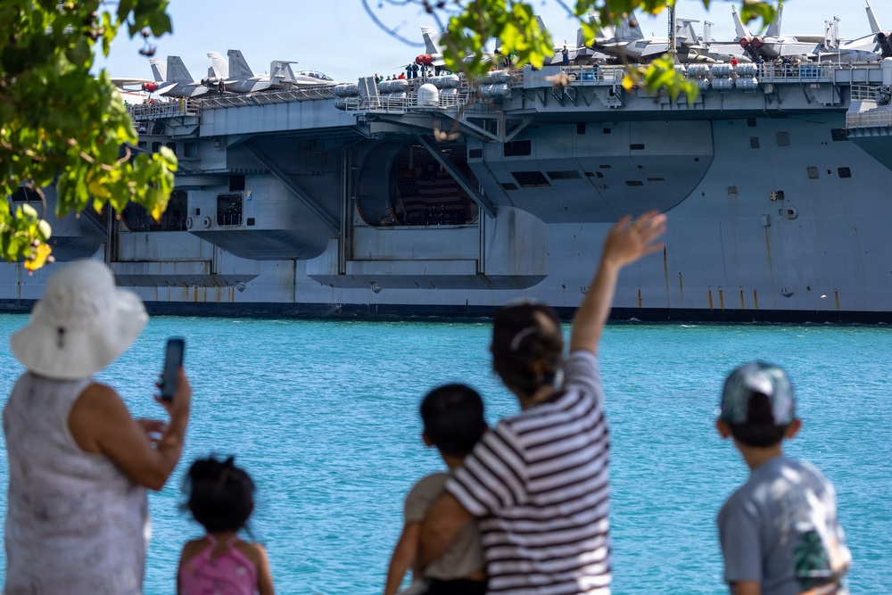 U.S., partner nation ships return to Pearl Harbor for the final days of RIMPAC 2026