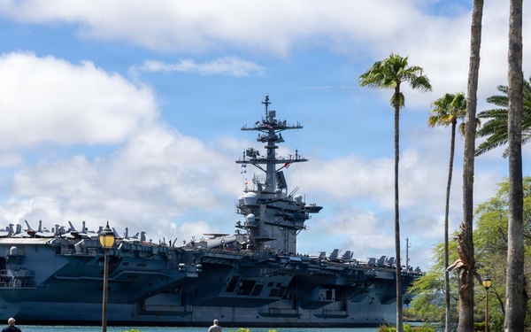 U.S., partner nation ships return to Pearl Harbor for the final days of RIMPAC 2026