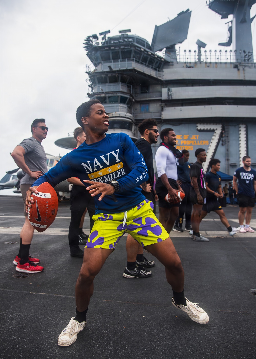 USS Theodore Roosevelt host steel beach picnic at sea during RIMPAC 26