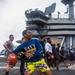USS Theodore Roosevelt host steel beach picnic at sea during RIMPAC 26