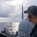 USS Mustin conducts boat operations