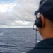 USS Mustin conducts boat operations