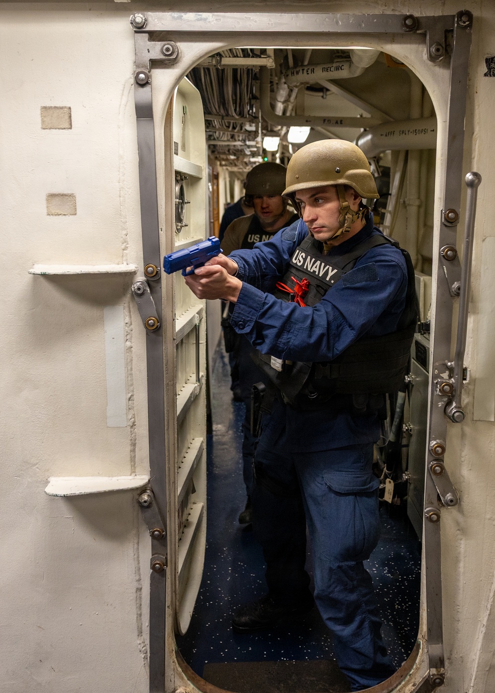 ATTT Drills Aboard USS Ross