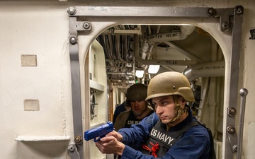 ATTT Drills Aboard USS Ross