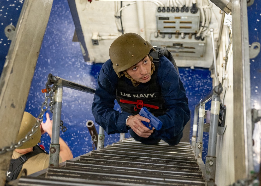 ATTT Drills Aboard USS Ross