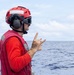 USS Mustin conducts flight operations