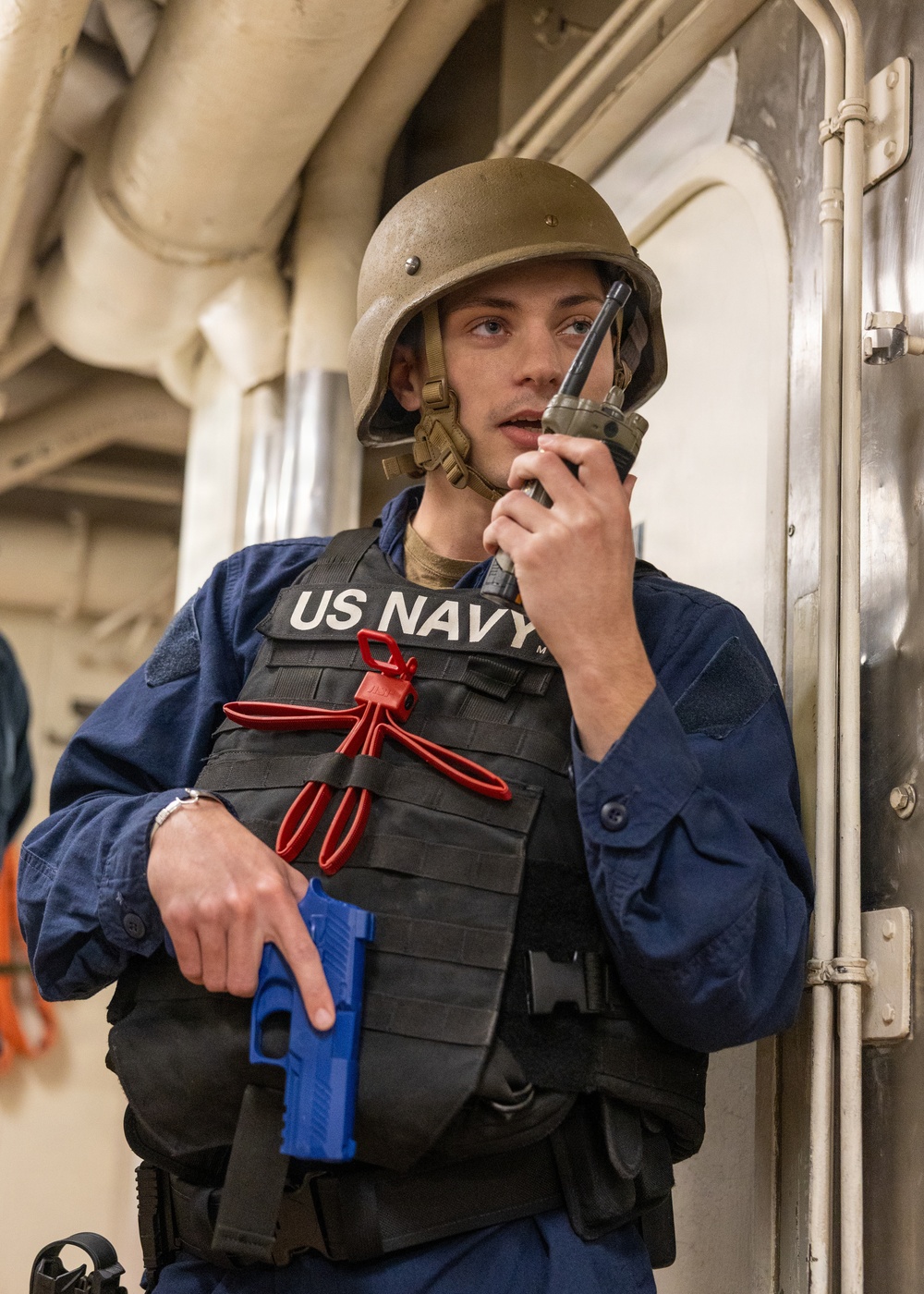ATTT Drills Aboard USS Ross