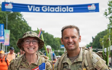U.S. Army Europe and Africa participates in International Four Days Marches in Netherlands