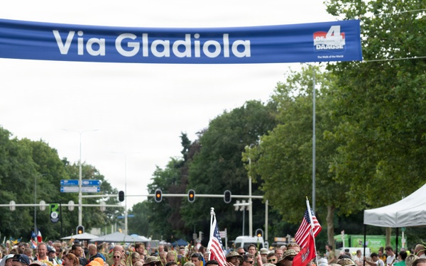 U.S. Army Europe and Africa participates in International Four Days Marches in Netherlands