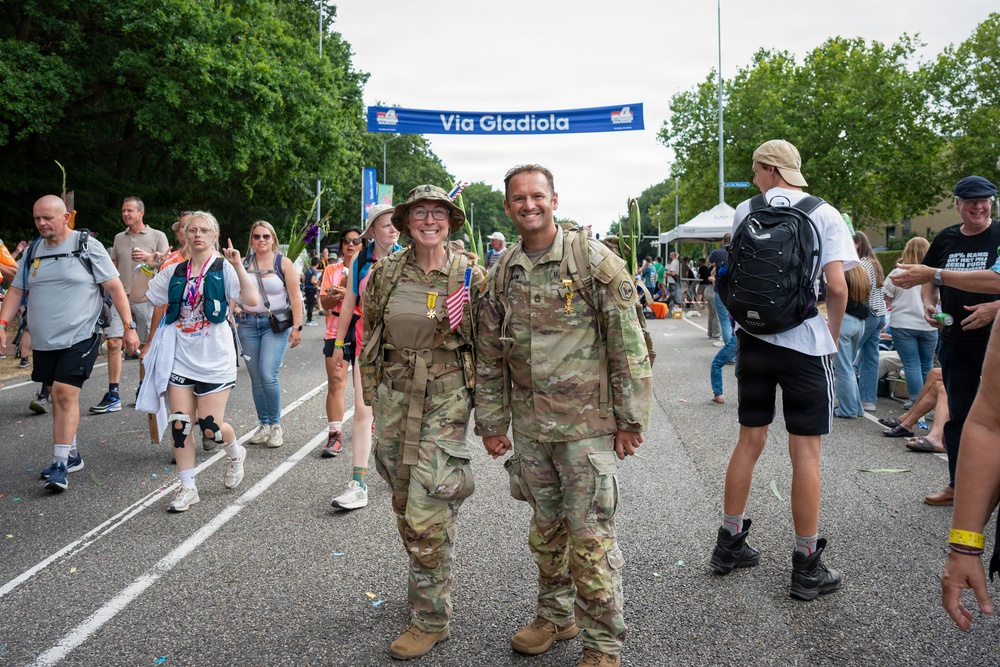 U.S. Army Europe and Africa participates in International Four Days Marches in Netherlands