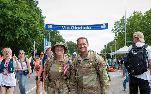 U.S. Army Europe and Africa participates in International Four Days Marches in Netherlands